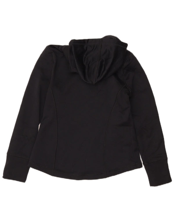Maglione con cappuccio e zip da donna FILA UK 10 piccolo poliestere nero