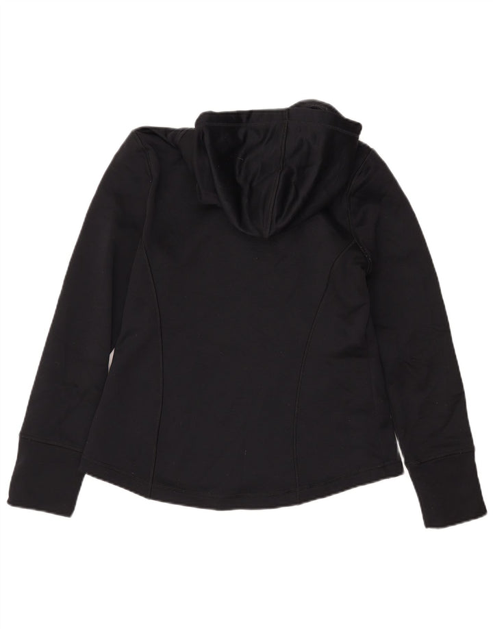 Maglione con cappuccio e zip da donna FILA UK 10 piccolo poliestere nero