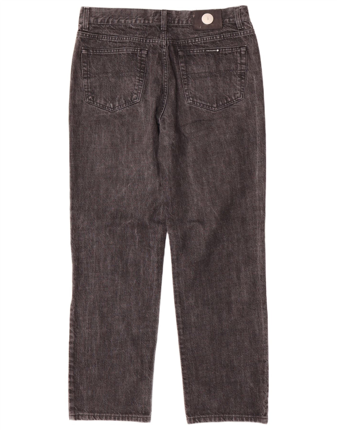 Jeans Straight Uomo Trussardi W36 L32 Cotone Grigio