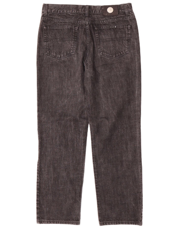 Jeans Straight Uomo Trussardi W36 L32 Cotone Grigio