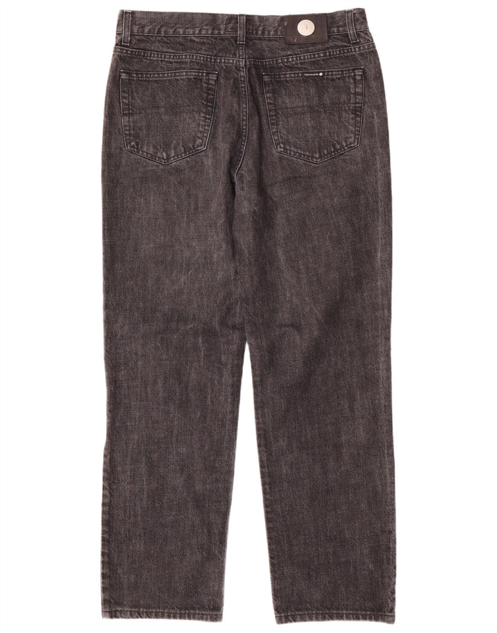 Jeans Straight Uomo Trussardi W36 L32 Cotone Grigio