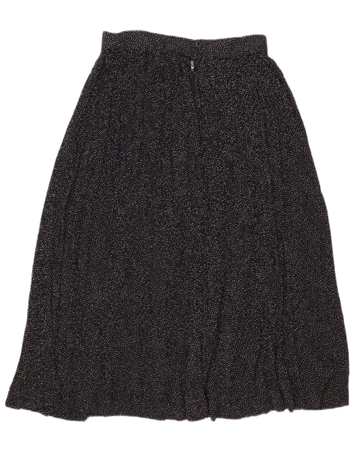 Gonna longuette da donna Lemon IT 44 media W30 viscosa maculata nera
