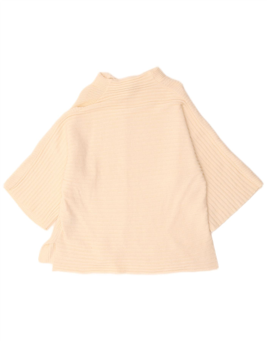 Maglione maglione a collo alto da donna Marks & Spencer UK 10 piccolo bianco sporco
