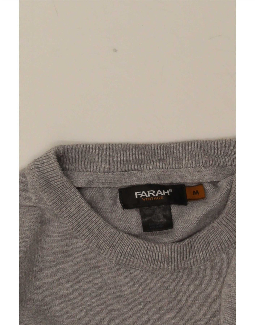 Maglione maglione girocollo da uomo Farah grigio medio