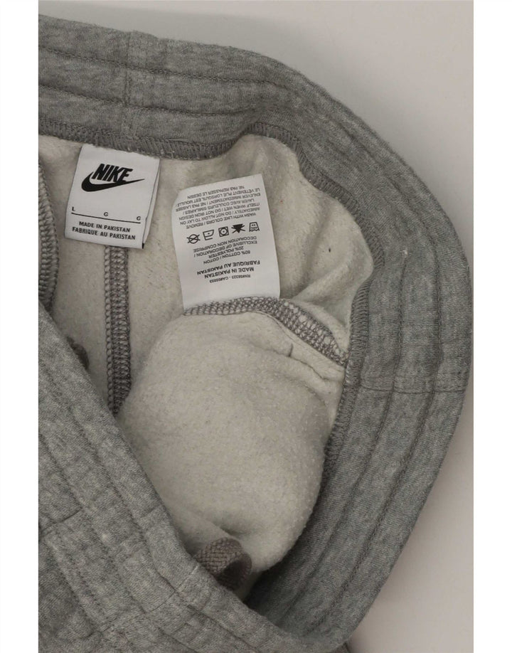 Pantaloni da tuta da uomo Nike Joggers grandi in cotone grigio
