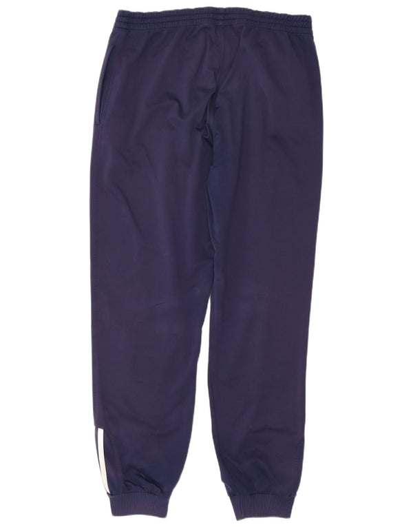 Adidas Pantaloni da tuta da uomo Joggers UK 42/44 Large Blu Navy Poliestere