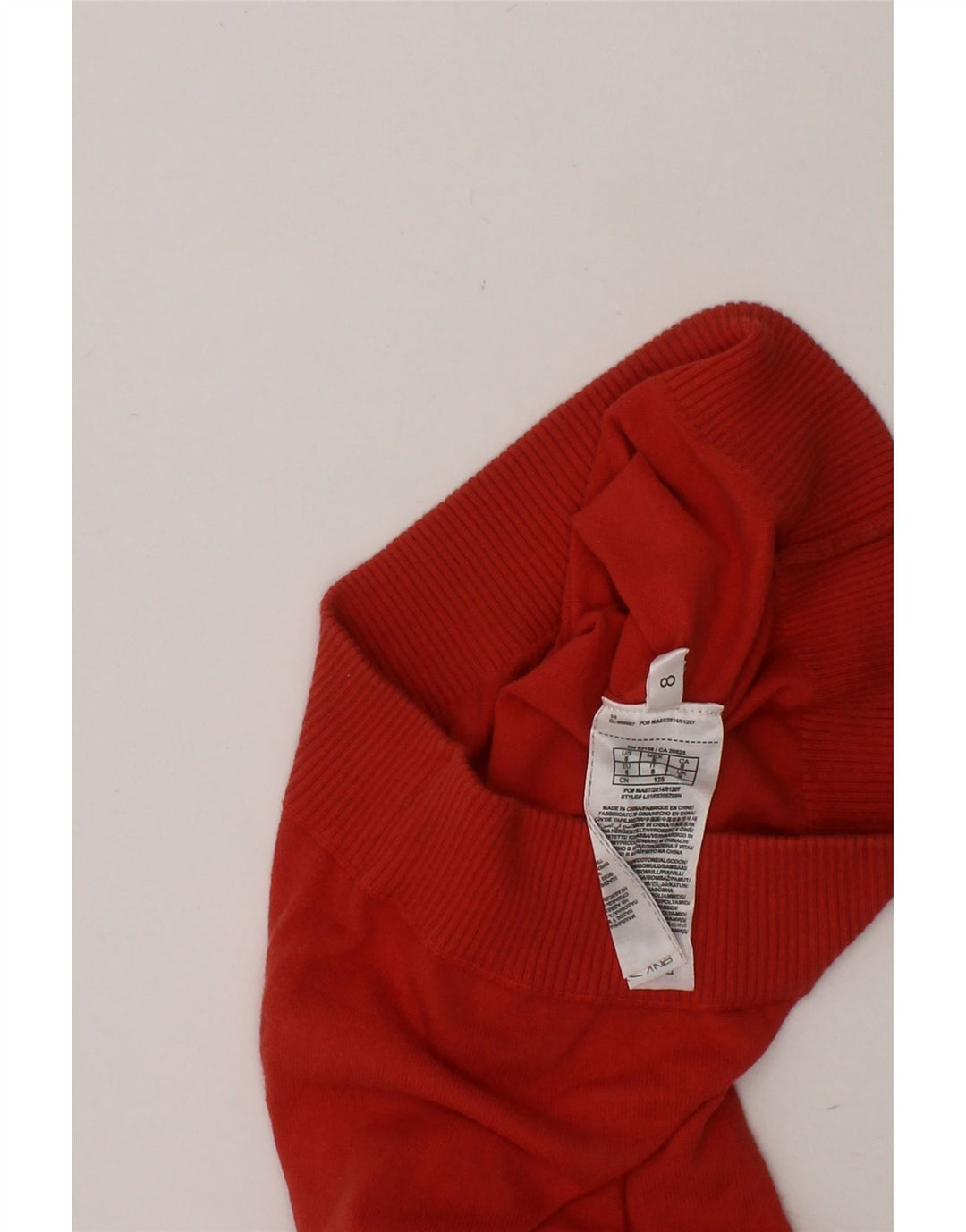 GUESS Boys Crew Neck Jumper Sweater 7-8 Years Red Cotton Classic Vintage Guess and Second-Hand Guess from Messina Hembry 