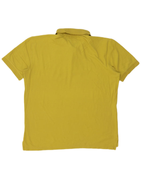 Tommy Hilfiger Mens Regular Fit Polo Shirt XL Yellow