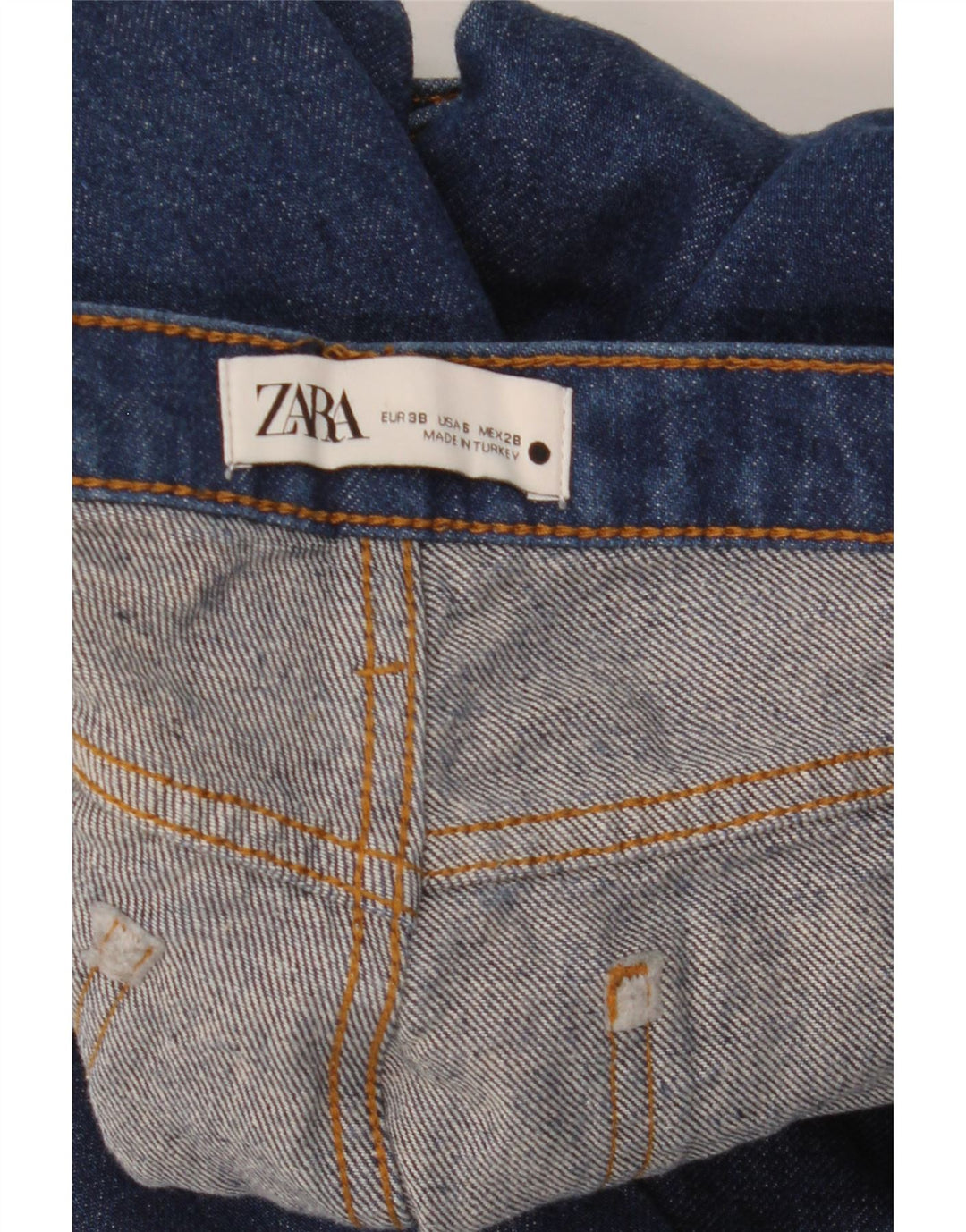 Jeans Bootcut da Donna ZARA EU 38 Small W28 L34 Blu