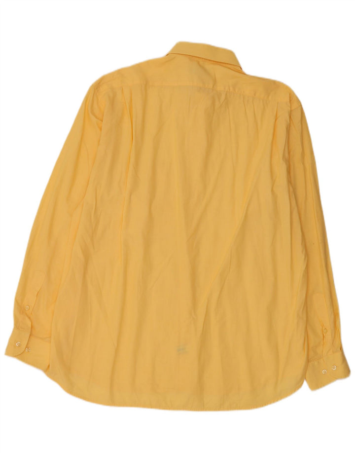 Camicia da uomo Pierre Cardin taglia 41 grande cotone giallo
