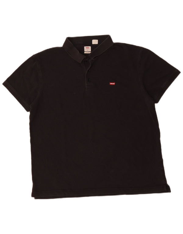 Polo LEVI'S da uomo vestibilità standard XL in cotone nero