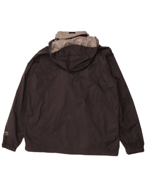 Giacca a vento con cappuccio da uomo Columbia UK 42 XL nylon nero