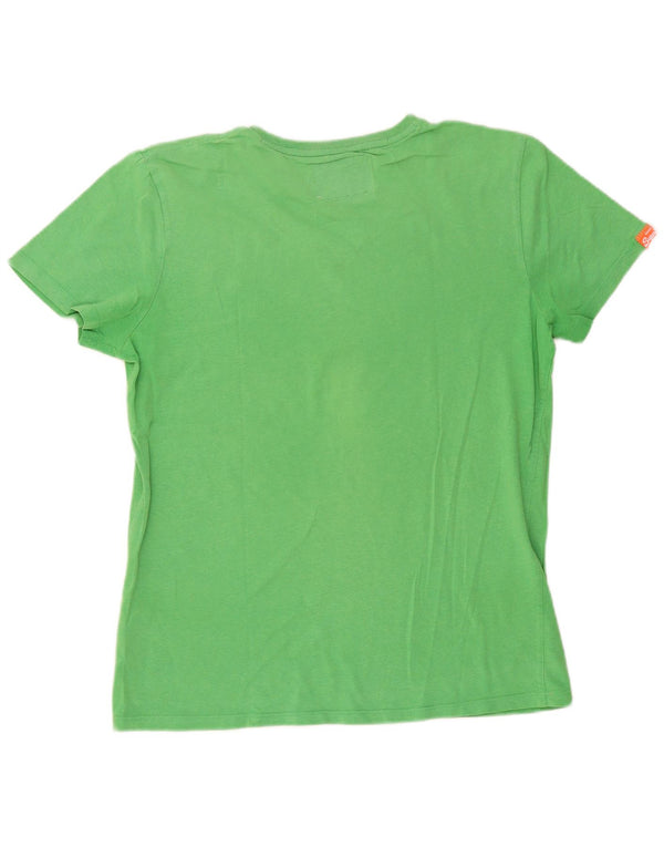 T-shirt da uomo Superdry Top grande in cotone verde