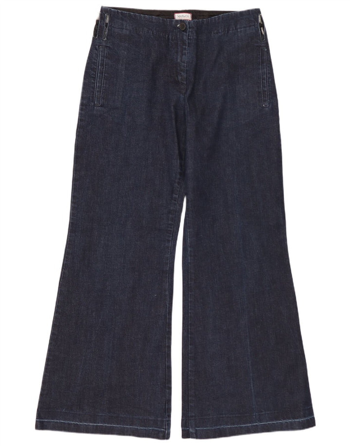 Jeans a gamba larga da donna Max & Co. W28 L28 Blu navy
