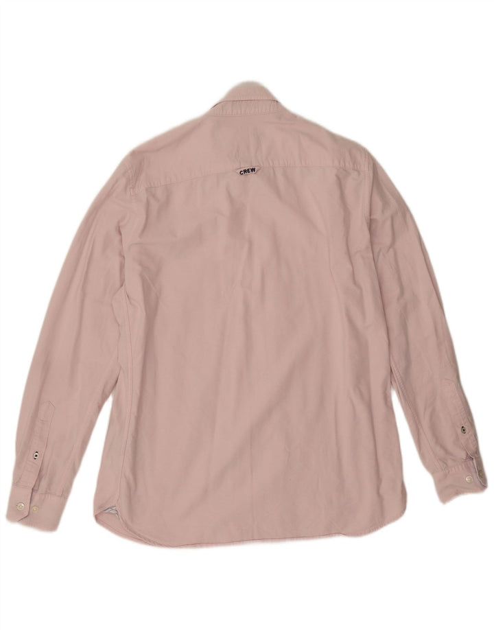 Crew Clothing Camicia slim fit da uomo in cotone rosa medio