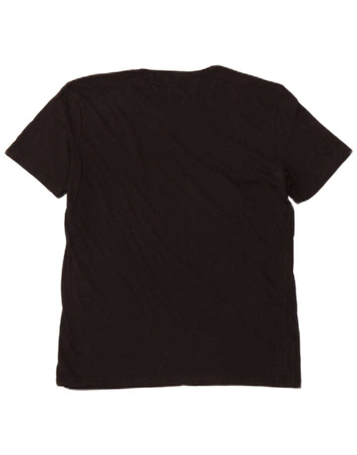 T-shirt Easy Fit da donna Zara UK 14 grande nera