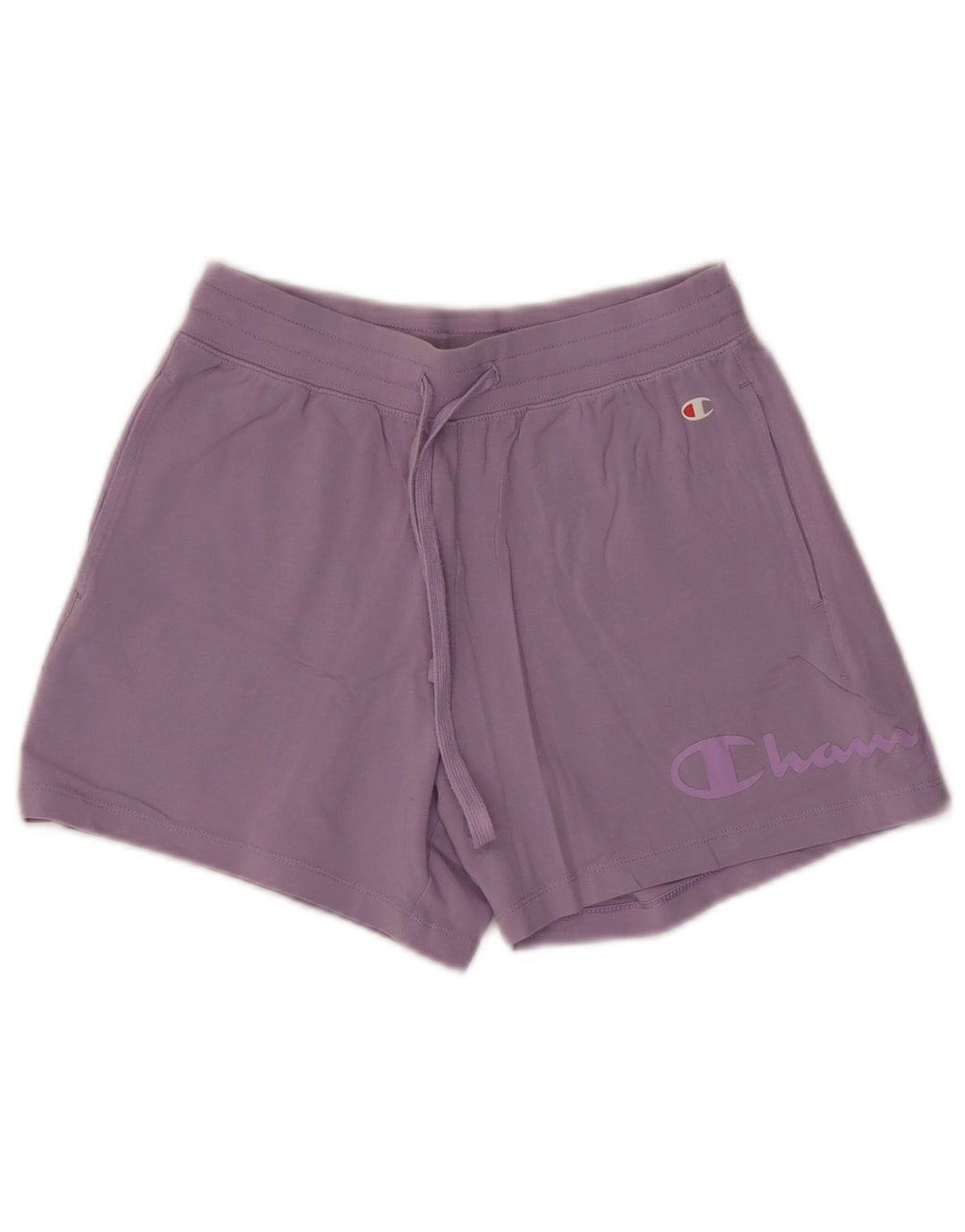 Pantaloncini sportivi grafici da donna CHAMPION UK 4 XS cotone viola