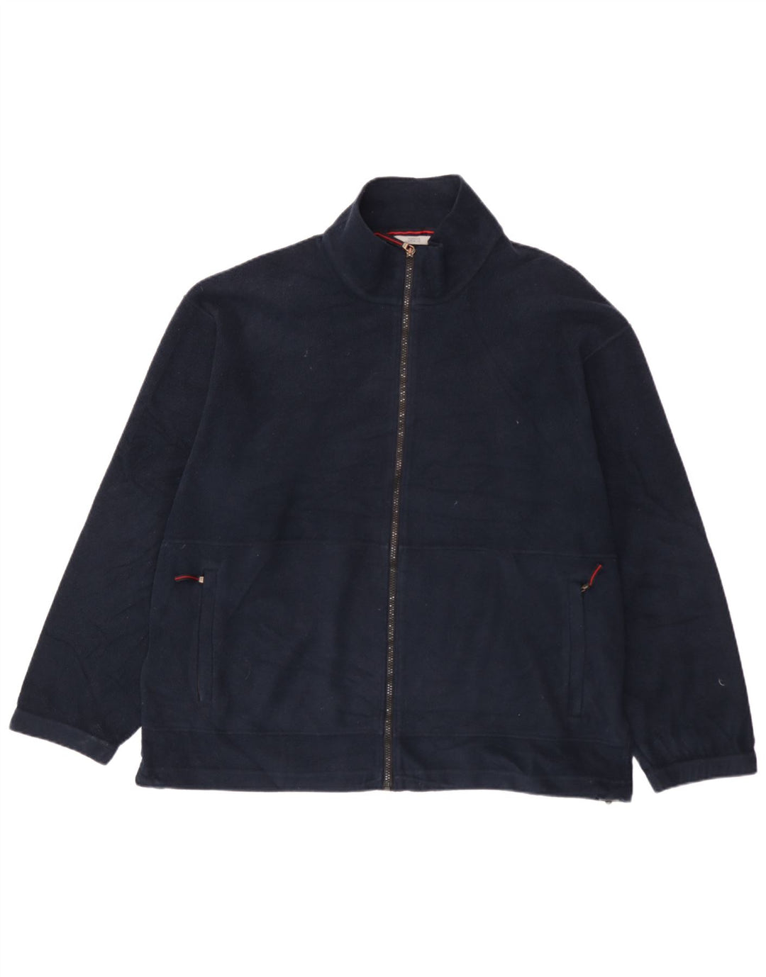 Giacca in pile da uomo Marks & Spencer UK 42 XL poliestere blu navy