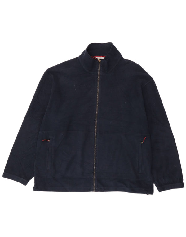 Giacca in pile da uomo Marks & Spencer UK 42 XL poliestere blu navy