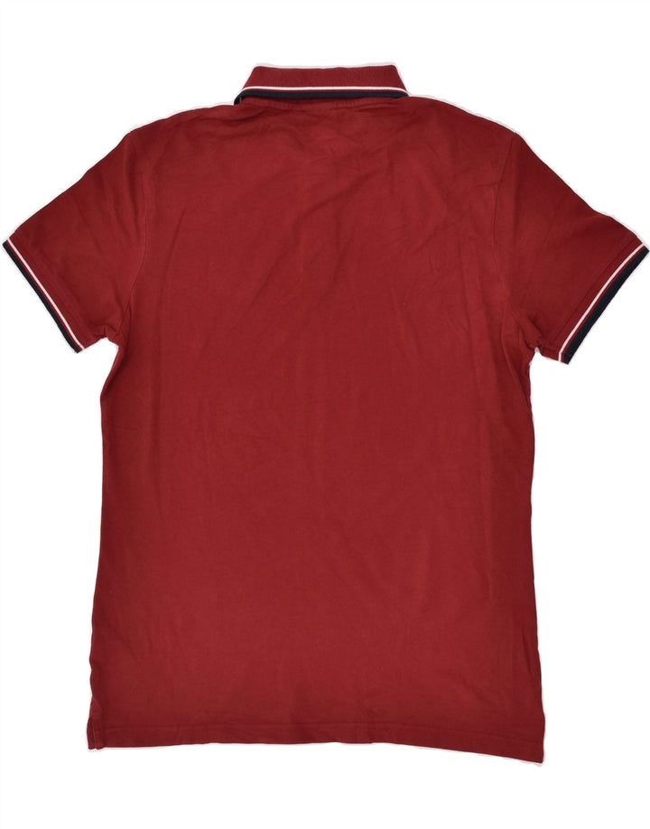 DIADORA Mens Polo Shirt Large Maroon Cotton | Vintage Diadora | Thrift | Second-Hand Diadora | Used Clothing | Messina Hembry 