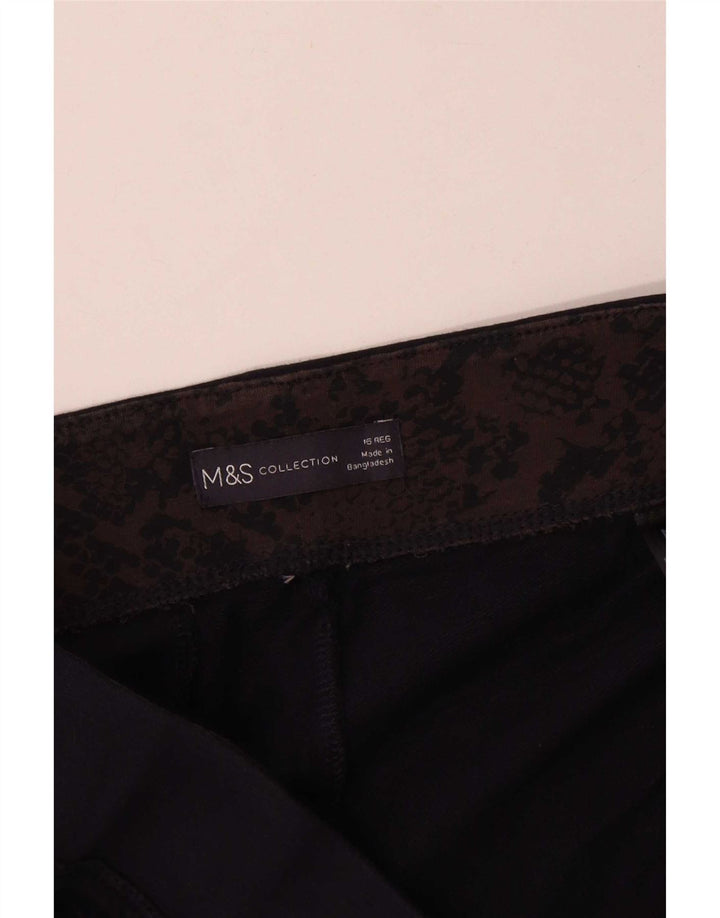 Pantaloni da tuta da donna Marks & Spencer UK 16 Large in cotone blu navy