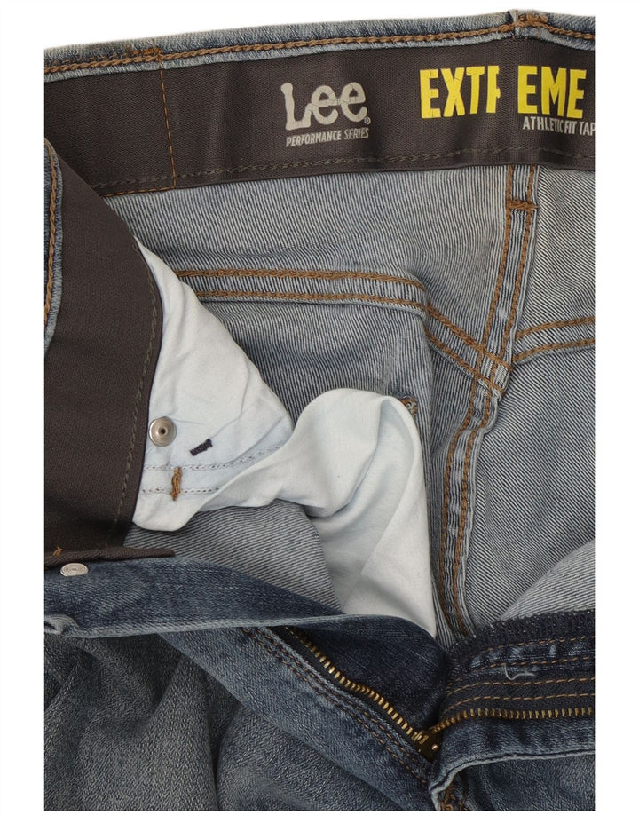 Jeans dritti Lee Extreme Motion da donna W30 L28 cotone blu