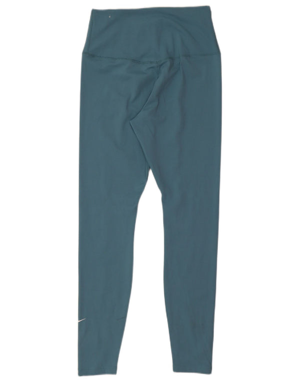 Leggings Nike Dri Fit da donna UK 12 poliestere blu medio