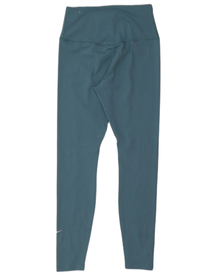 Leggings Nike Dri Fit da donna UK 12 poliestere blu medio