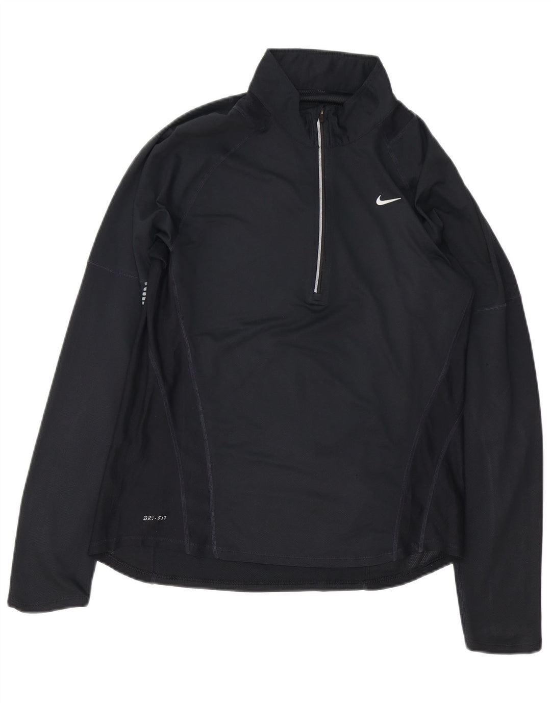 Top della tuta pullover Nike Dri Fit da uomo UK 38/40 medio blu navy