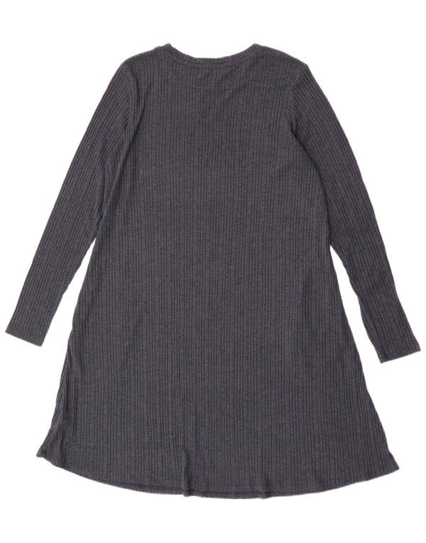 Abito maglione a maniche lunghe da donna Marks & Spencer UK 14 Large Blu Navy