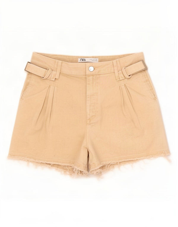 Pantaloncini di jeans da donna Zara EU 36 XS W26 Beige