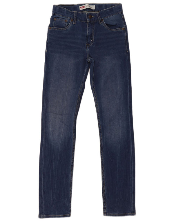 Levi's Girls 510 Skinny Jeans 11-12 anni W26 L28 Blu Navy Cotone