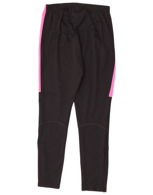 Pantaloni da tuta Nike Dri Fit da donna UK 14 Medium Black Colourblock