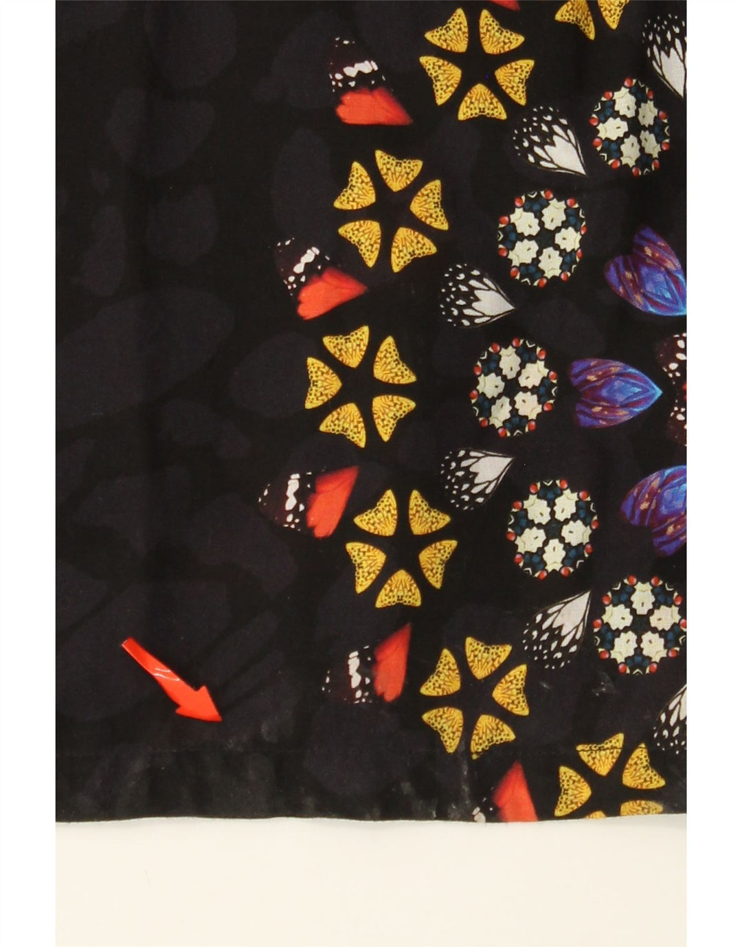 DESIGUAL Tuta da donna senza maniche con grafica UK 14 Grande floreale nero