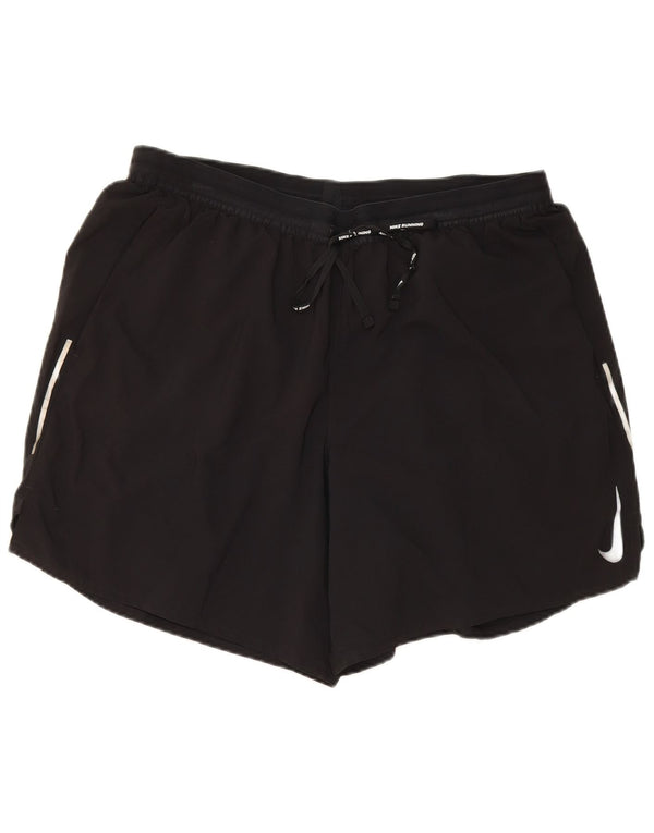 Pantaloncini sportivi Nike Dri Fit da uomo 2XL poliestere nero