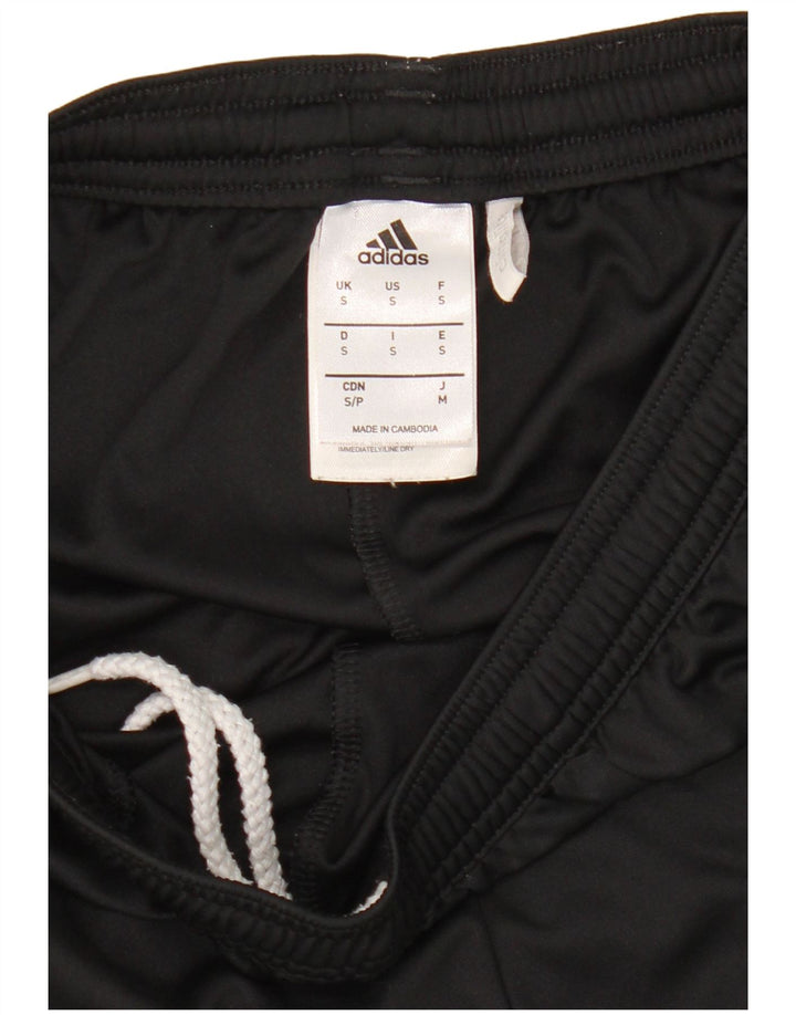 Pantaloncini sportivi Adidas Climalite da uomo piccoli in poliestere color block nero