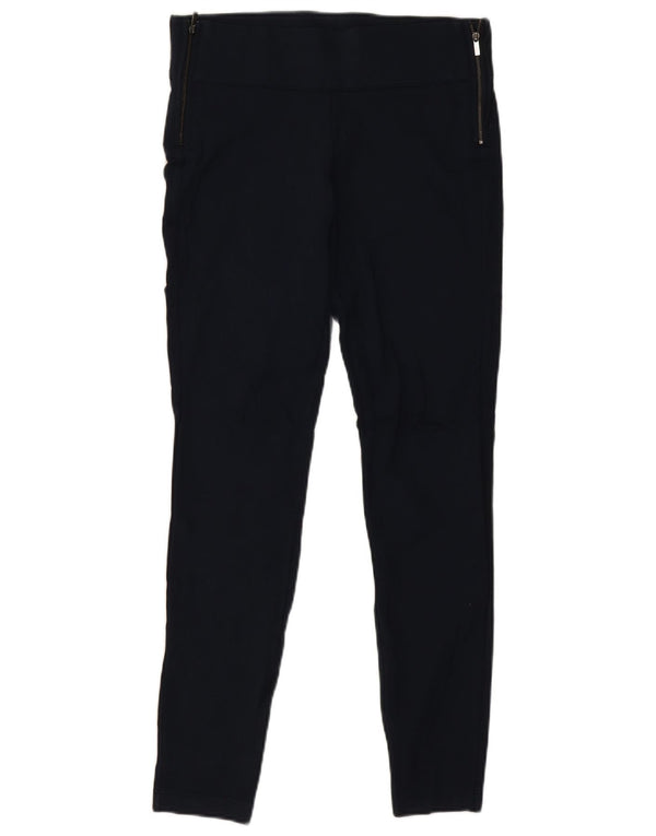 Zara Womens Skinny Casual Trousers Large W30 L28 Navy Blue