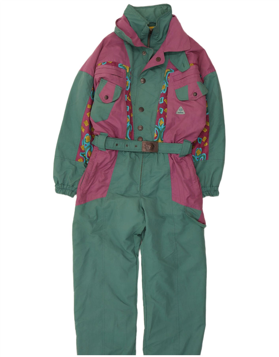 Tuta da sci da uomo Colmar IT 48 Medium Green Colourblock