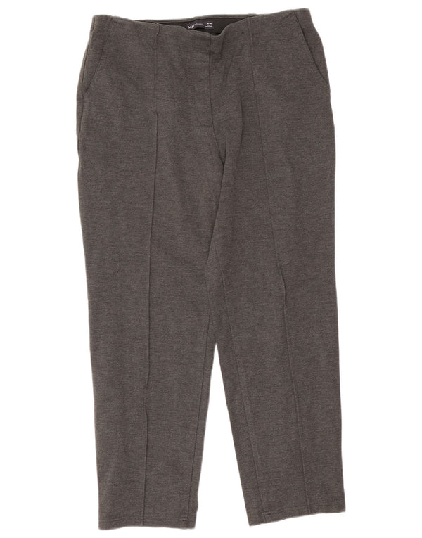 Pantaloni chino dritti da donna Marks & Spencer UK 16 Large W32 L27 Grigio