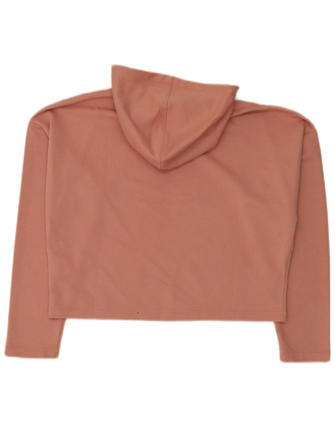 PUMA Felpa con cappuccio grafica oversize corta da donna UK 12 Rosa medio