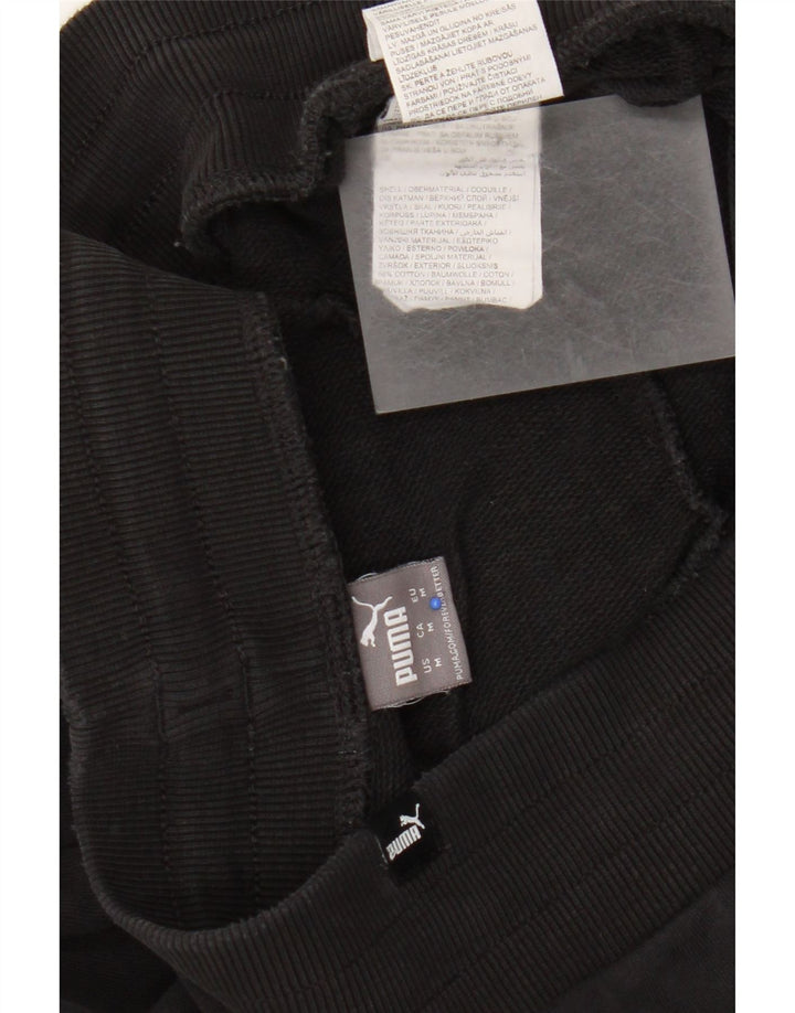 Pantaloni da tuta da uomo Puma Joggers Medium Black Cotton