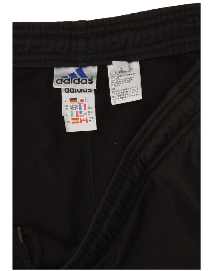ADIDAS Mens Tracksuit Trousers Large  Black Polyester