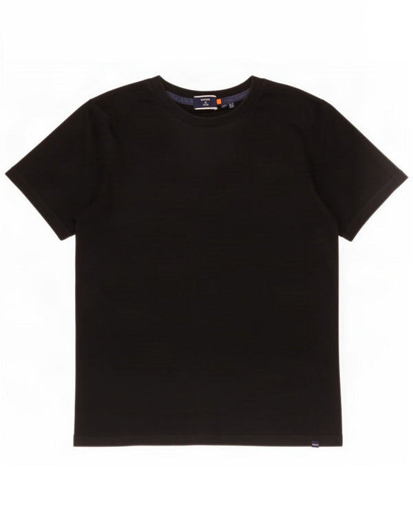 Superdry T-shirt da donna UK 12 Medium Black Cotton