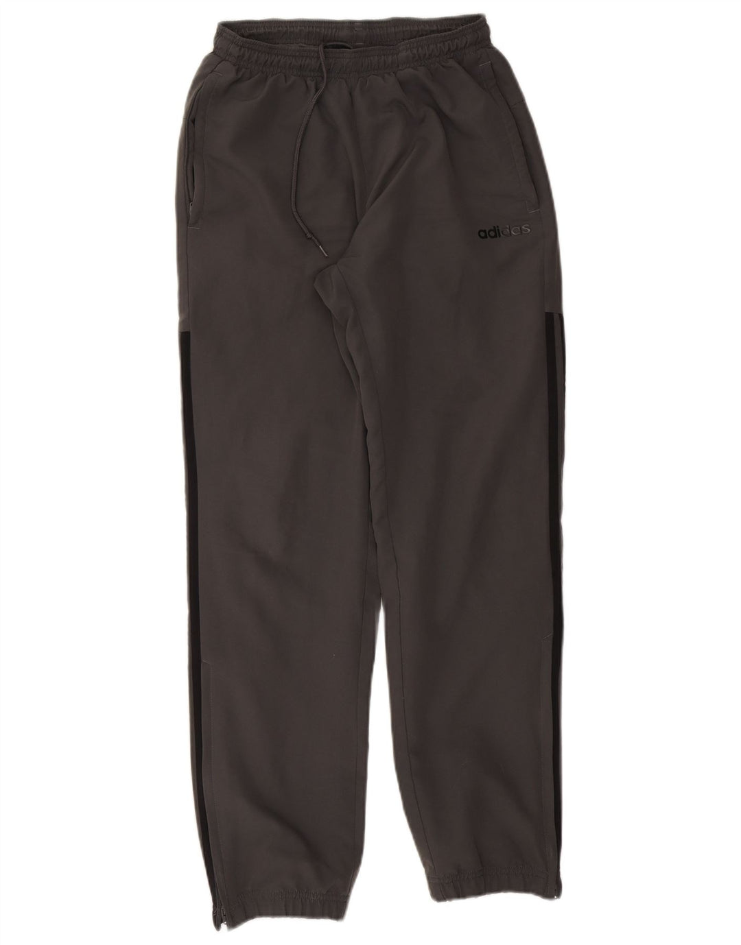 Pantaloni da tuta da uomo Adidas Joggers piccoli in poliestere grigio