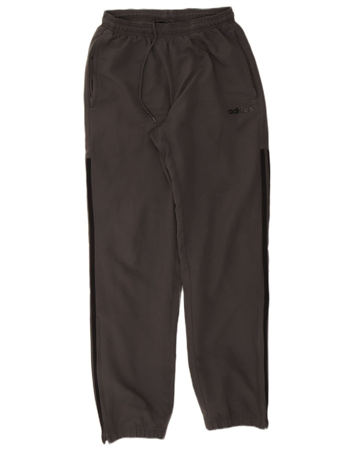 Pantaloni da tuta da uomo Adidas Joggers piccoli in poliestere grigio