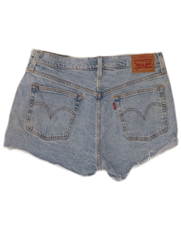 LEVI'S Pantaloncini di jeans 501 da donna W31 Cotone blu medio