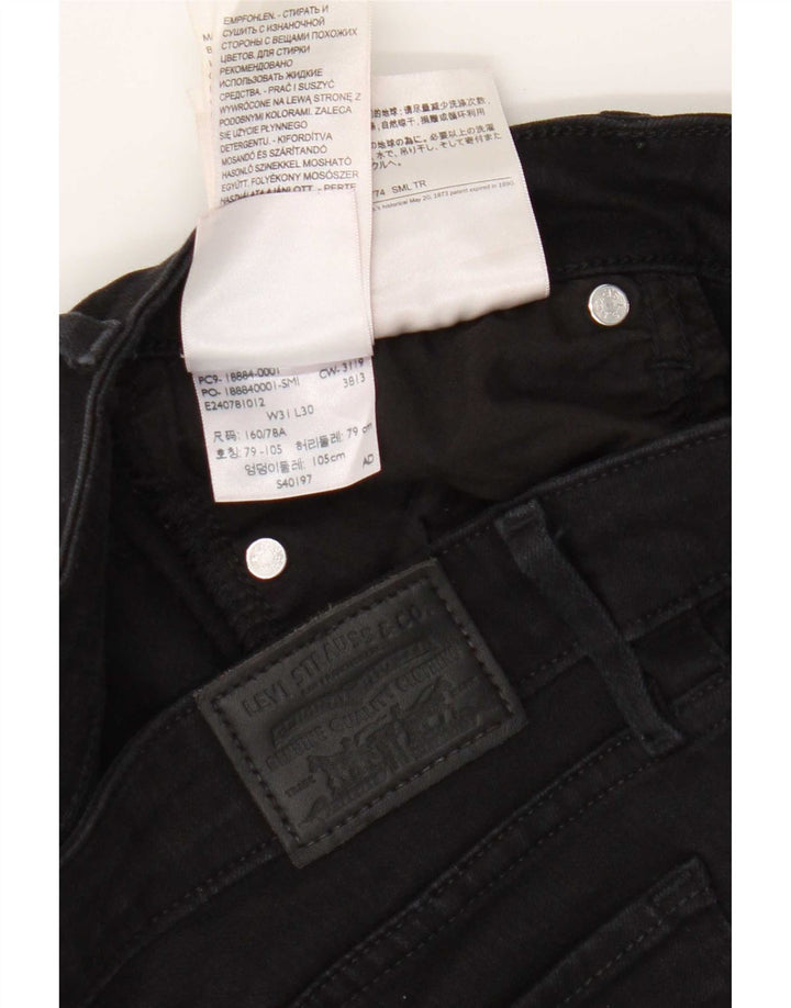 Jeans Levi's da donna 712 slim W31 L30 cotone nero