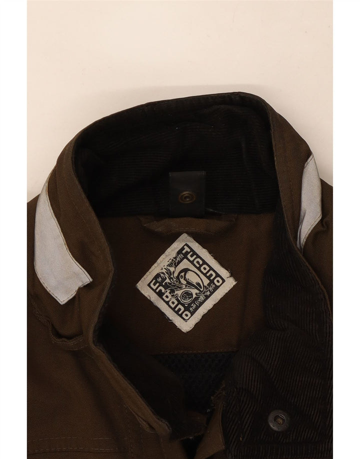 Giacca da uomo Tucano Urbano UK 40 Large Marrone Nylon