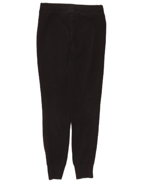 Pantaloni da tuta con grafica Hollister da donna Joggers UK 6 XS Nero Cotone