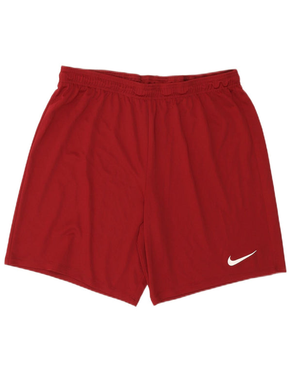 Pantaloncini sportivi Nike da uomo Dri Fit 2XL poliestere bordeaux
